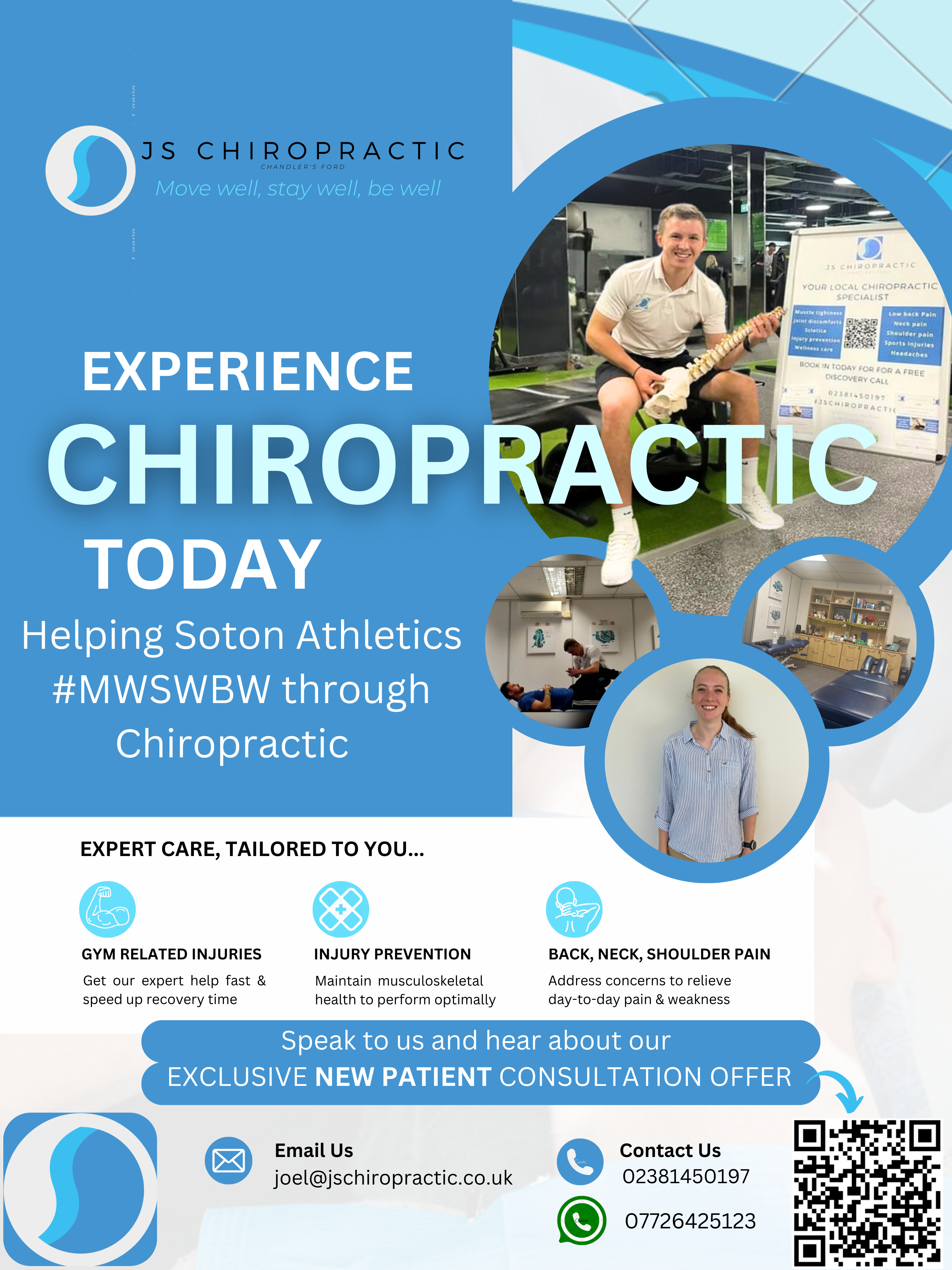 Improve your Health and Wellbeing through JS Chiropractic.